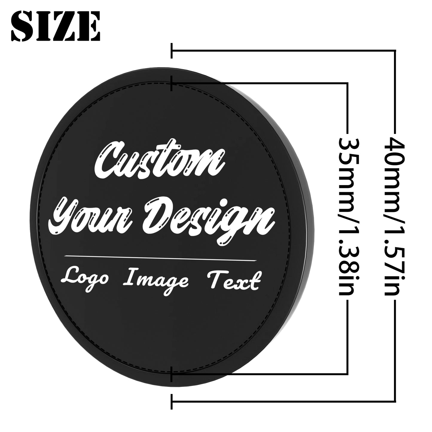 Custom PLASTIC Poker Chips, Imprinted with Personalized Logo, Image or Text