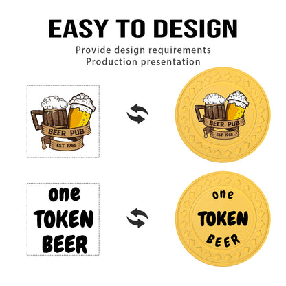 Custom Diamond Poker Chips, Full-Color Print Your Personalized Photo and Text