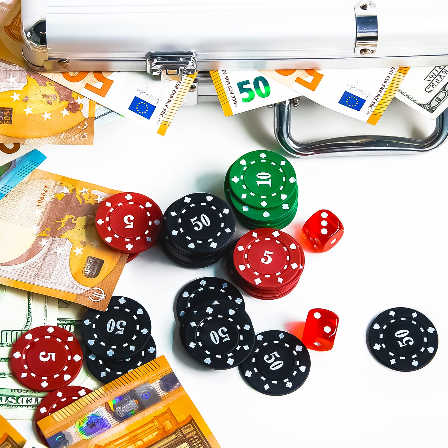 Jetons de poker en argile personnalisés, lourds, 11,5 g, format casino