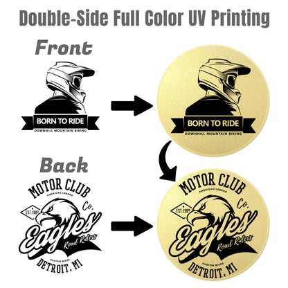 Custom Challenge Coins,Full-Color Print Your Logo and Text