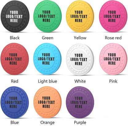 Custom Diamond Poker Chips, Full-Color Print Your Personalized Photo and Text