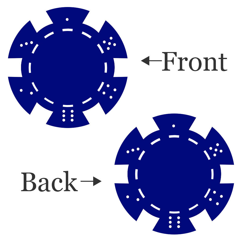 Benutzerdefinierte Pokerchips aus Ton, schwere 11,5 g, Casino-Größe
