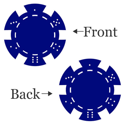 Benutzerdefinierte Pokerchips aus Ton, schwere 11,5 g, Casino-Größe