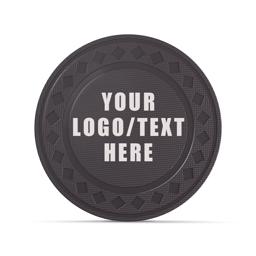 Custom Diamond Poker Chips, Full-Color Print Your Personalized Photo and Text