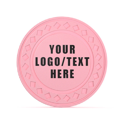 Custom Diamond Poker Chips, Full-Color Print Your Personalized Photo and Text